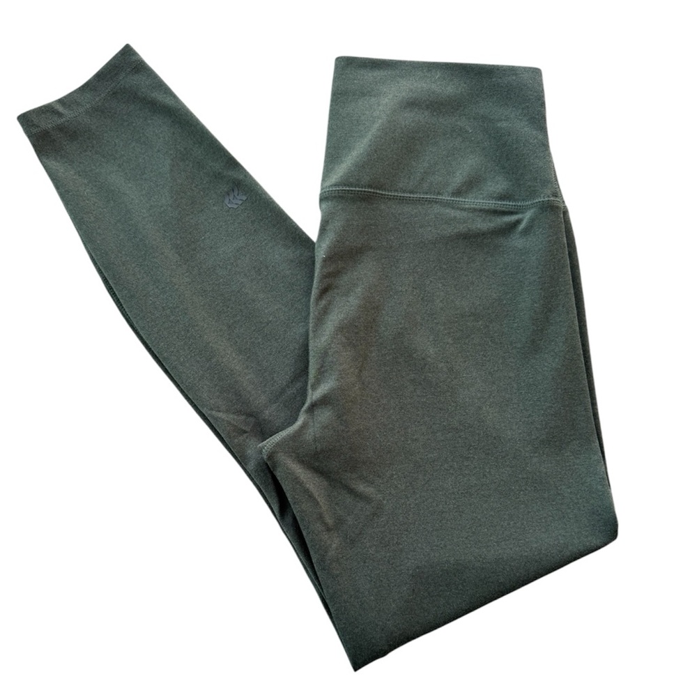 All In Motion Olive Green High Rise Leggings Size Small